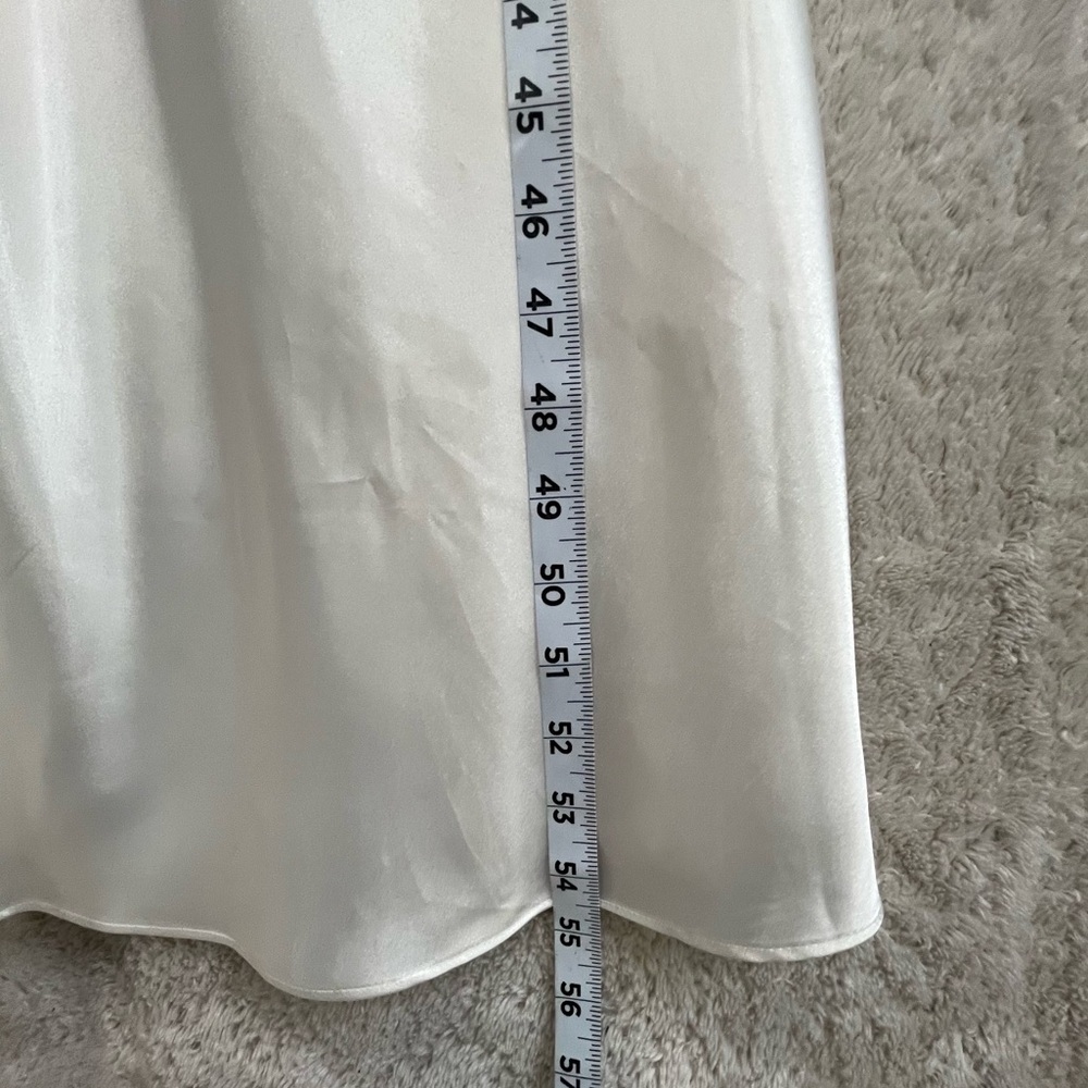 Bridal Delicates Lace Bodice Ivory Satin Maxi NightGown & Robe Sz M Honeymoon - Picture 12 of 16